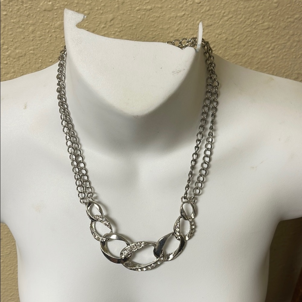 NWT Guess by Marciano Elegant Silver Chain Necklace